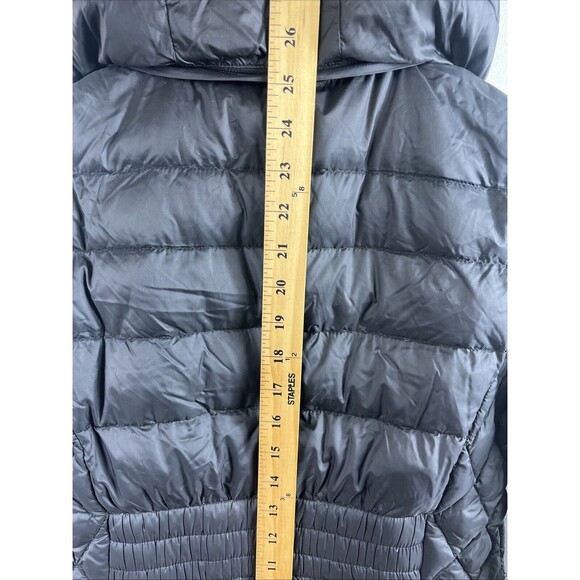 Michael Kors Womens Jacket Sz S Black Packable Down Quilted Nylon Zip Front - Picture 7 of 9